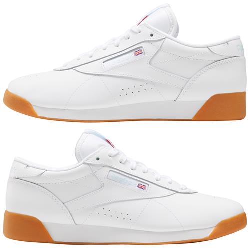 Reebok Freestyle Lo White, Gum Women's Classic FZ2034