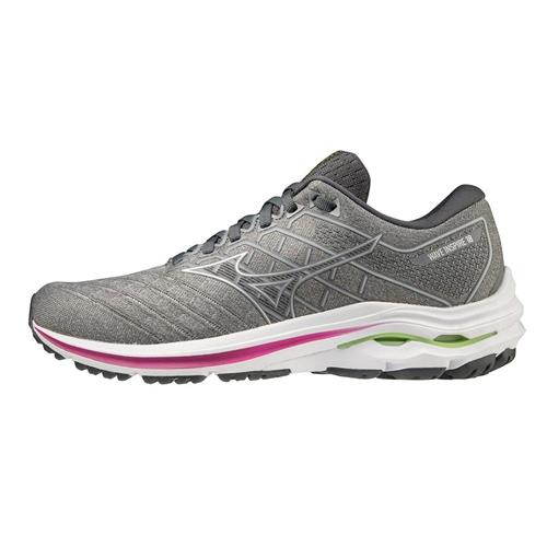 Mizuno Wave Inspire 18 Women's Running Wide D Ultimate Grey-Silver 411361.UG73