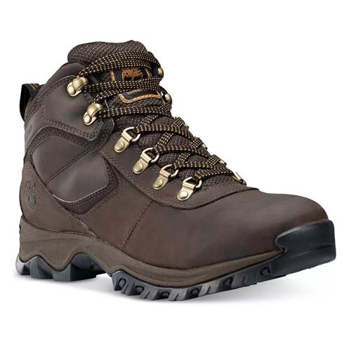 Timberland Mens Mt. Maddsen Mid Waterproof Hiker Wide EE Dark Brown 2730R242